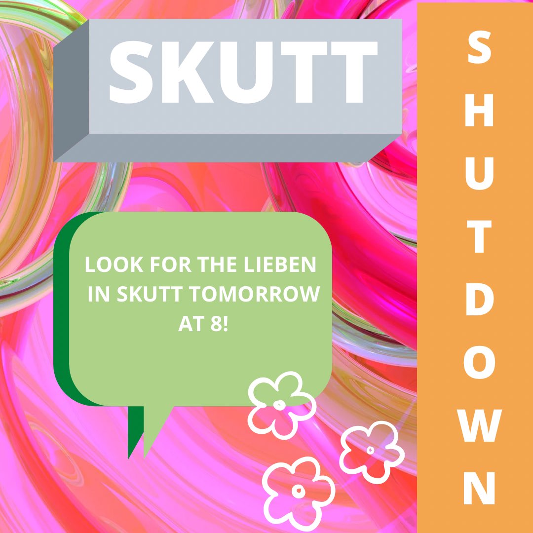 Come find us in Skutt from 8-10 pm!