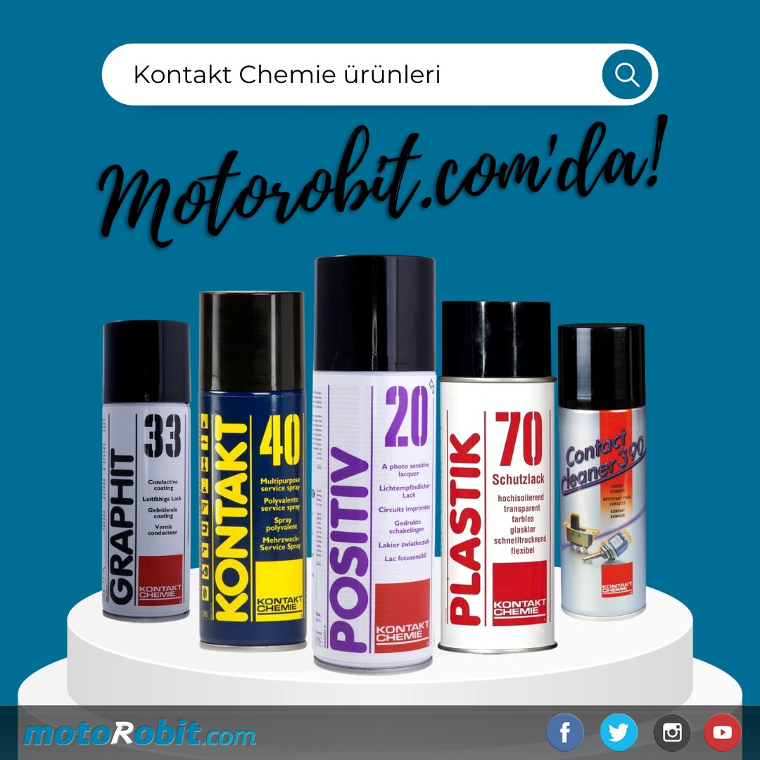 Profesyonellerin spreyi Kontakt Chemie Motorobit'te! 😏

#Kontakt #kontaktchemie #motorobit #electronics #elektroniksprey