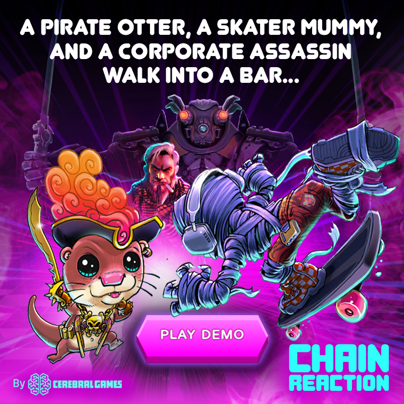 ChainReactionGG's tweet image. You have a NFT team on your mind, don’t you? 
Well, place it in your own hands, then.

Join the Collector community and Play the Demo!
chainreaction.gg
@cerebralgames 
#NFTProject #NFTGame