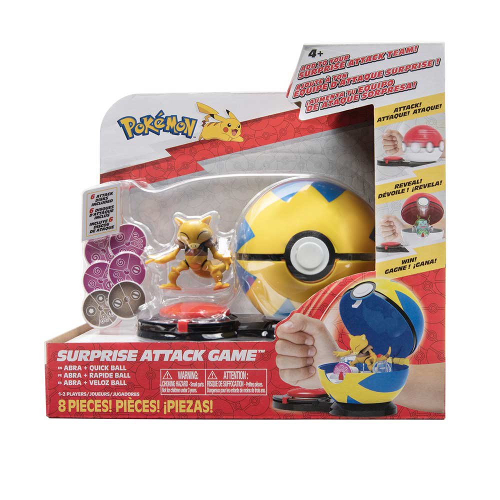 Nintendo Merch Central on Twitter: "Here's a look at new Jazwares Pokemon  Surprise Attack Game Single Packs, including Mimikyu and Abra!  https://t.co/oBAViLIVNc" / Twitter