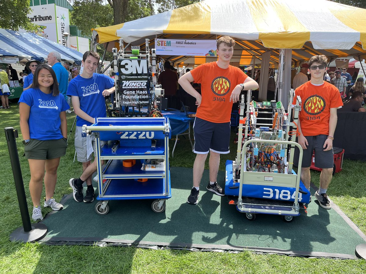 Blue Twilight (@2220robotics) on Twitter photo Partnering with <a href="/Team3184/">Blaze Robotics</a> Blaze Robotics for demos at the Great Minnesota Get-Together! <a href="/FIRSTweets/">FIRST</a> <a href="/FRCteams/">FIRST Robotics Competition</a> #OMGrobots Partnering with <a href="/Team3184/">Blaze Robotics</a> Blaze Robotics for demos at the Great Minnesota Get-Together! <a href="/FIRSTweets/">FIRST</a> <a href="/FRCteams/">FIRST Robotics Competition</a> #OMGrobots