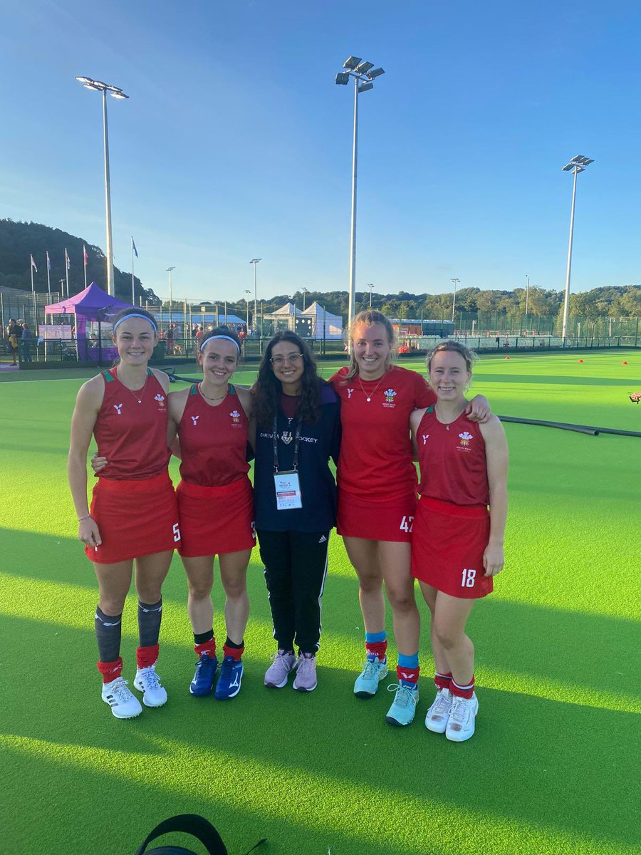 beaumont_steph's tweet photo. So proud watching the Senior Women in their first European qualifiers game vs Slovakia. Great win and shout out to Maddie @GoodmanMads for her first senior goal! @DUHC1 @HockeyWales @Y1Hockey https://t.co/XJahcNExOB