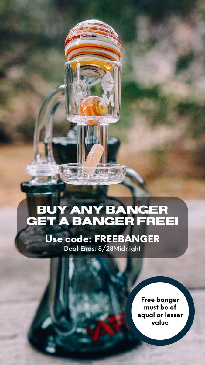 We are running back the 2 for 1 banger promo and it’s available until Sunday at midnight. Use code FREEBANGER 
smokeafm.com