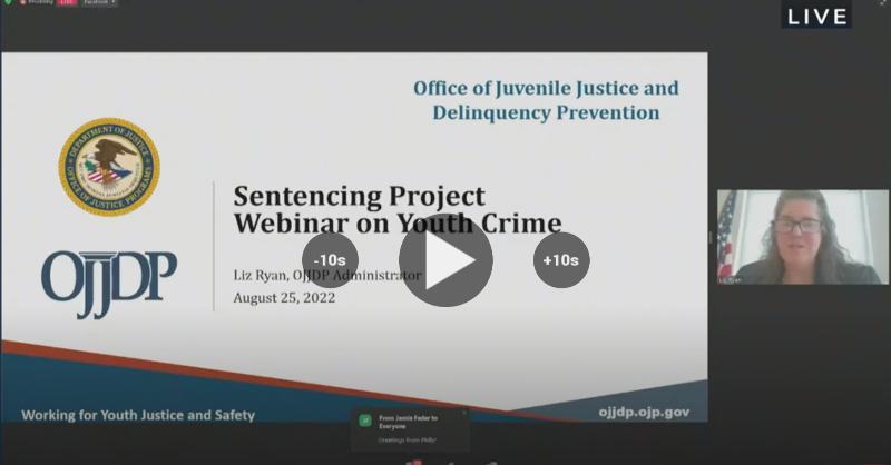OJJDP participates in the @SentencingProj webinar. Watch live on @cspan here: c-span.org/video/?522483-…