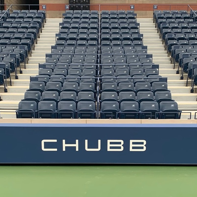 ChubbNA's tweet image. Counting down the days until fans fill the seats! Chubb is proud to be returning as the official insurance partner of the @usopen Tennis Championships, which kicks off next week. See you there! Learn more: chubb.com/us-en/individu… #USOpen #ChubbAtTheOpen