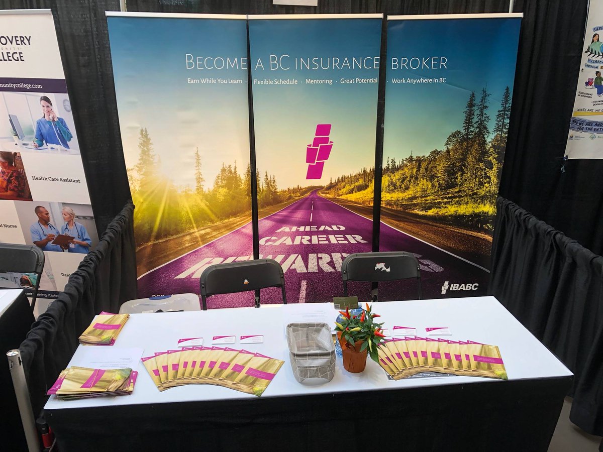 ibabc's tweet image. IBABC has a booth at the Nanaimo Career and Education Fair at the Country Club Mall in Nanaimo 11 am to 3 pm . If you&apos;ve ever thought about a career in insurance this is your chance to talk to brokers about the opportunities and how to make it happen! #insurance #brokercareers