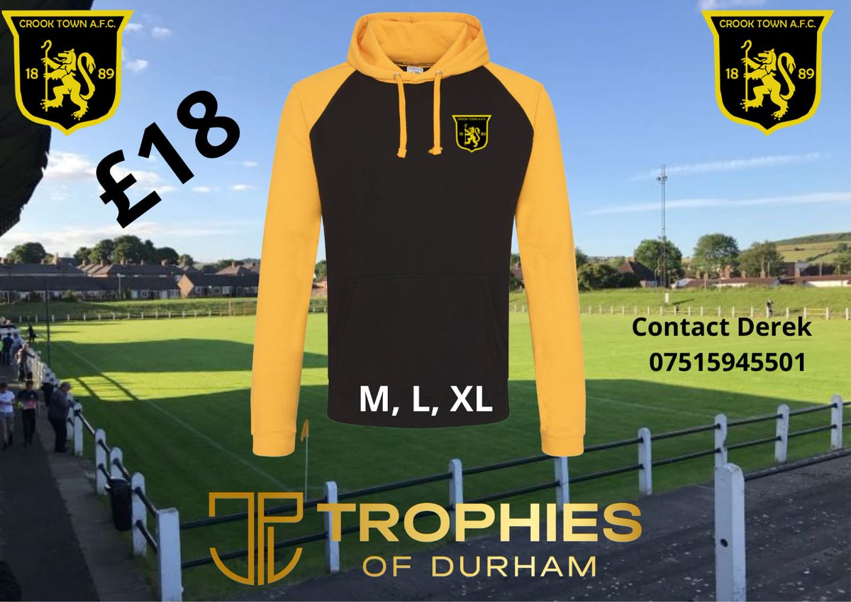 Hoodie back in stock at @JplTrophies 

Order now! 💛🖤