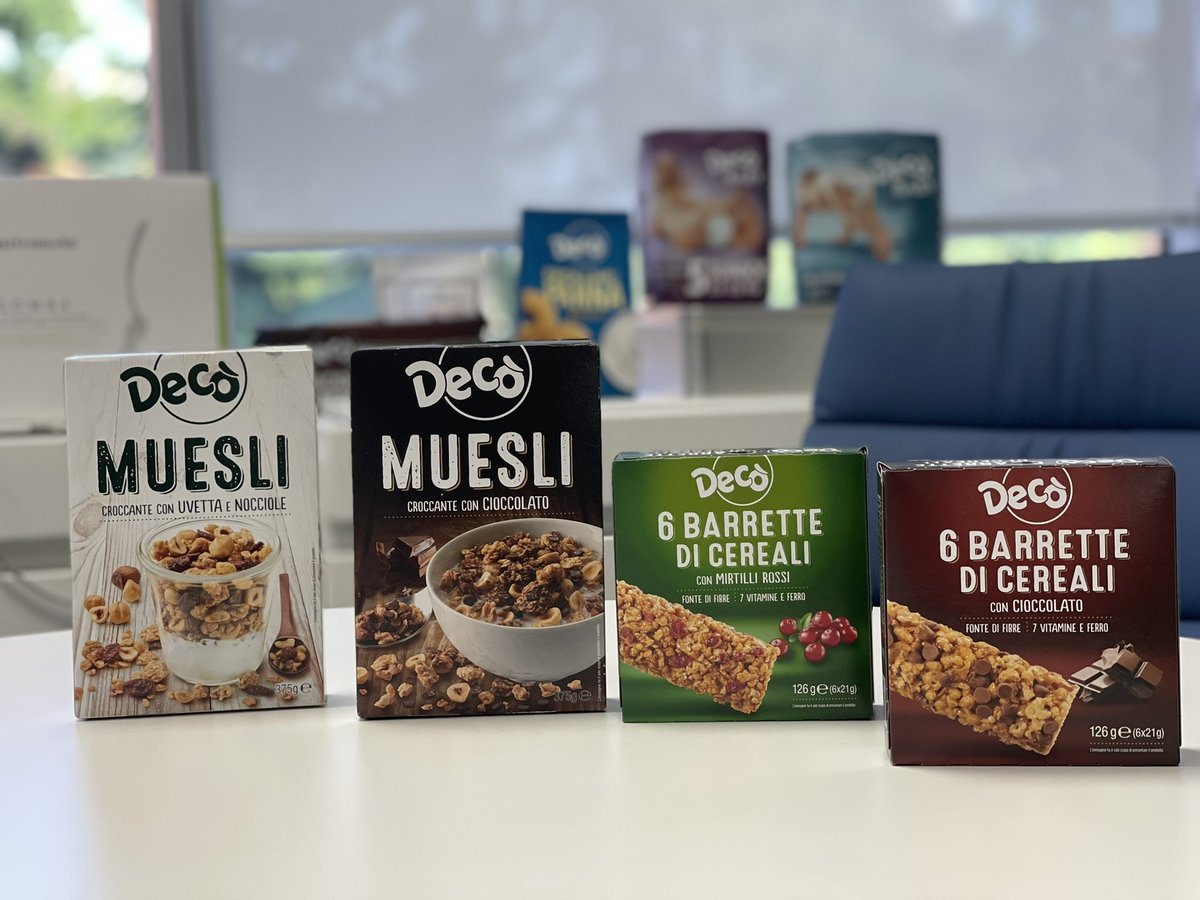 mgasbarrino's tweet photo. E del nuovo look della linea di cereali #deco’ ne vogliamo parlare ? @deco_ufficiale @GruppoVege @GruppoArenaDeco https://t.co/1mmnqCVbhB