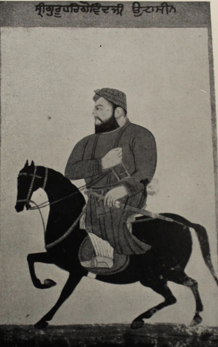 Guru Hargobind Paintings 

Some beautiful images of the Sixth Guru held by the descendants of Ram Rai which match in features with the paintings of the Guru held by Bidhi Chand and Bhai Rupa's ancestors