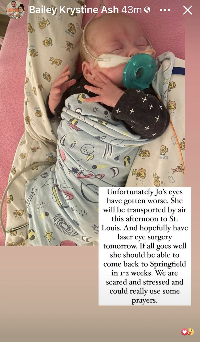 Update on baby Jo. 🙏🙏🙏 gofund.me/d3f18ad3