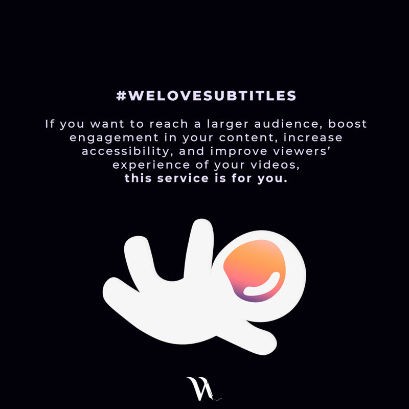 wordasasolution's tweet photo. Make your #content even cooler by adding #subtitles, we will help you with that! Find more at https://t.co/WtDtICecVL 👀