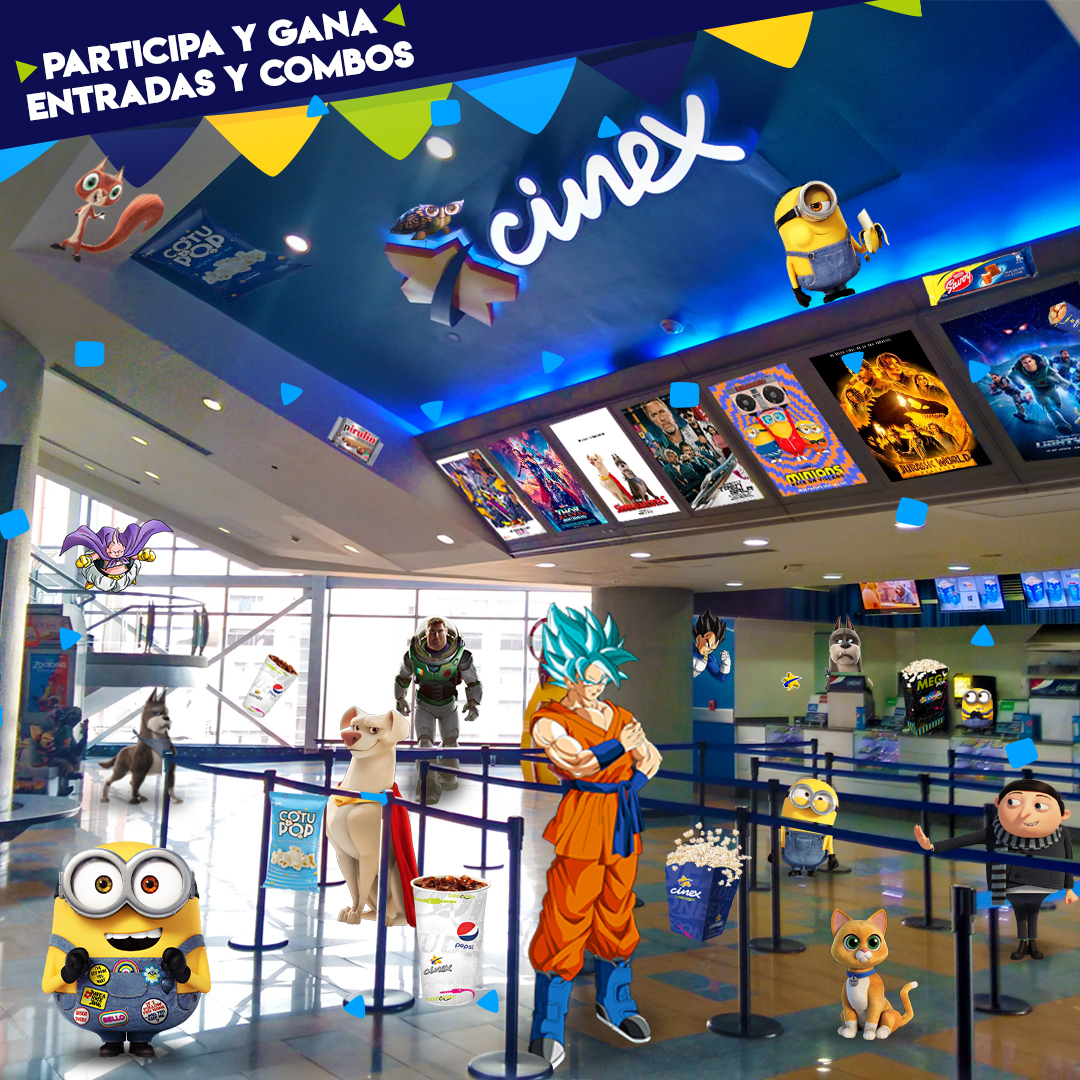 CinexVe's tweet photo. ¿Activos para un #ConcursoFlash? 

Llévate 3 entradas + 1  combo POP encontrando la estrella de Cinex😎

Solo debes: 
1⃣ Dar RT mencionando dónde se esconde la estrella.
2⃣ Mencionar a un amigo. 

Serán 10 ganadores y los resultados serán publicados en 24hrs.

¡SUERTE! https://t.co/brP92cisCk