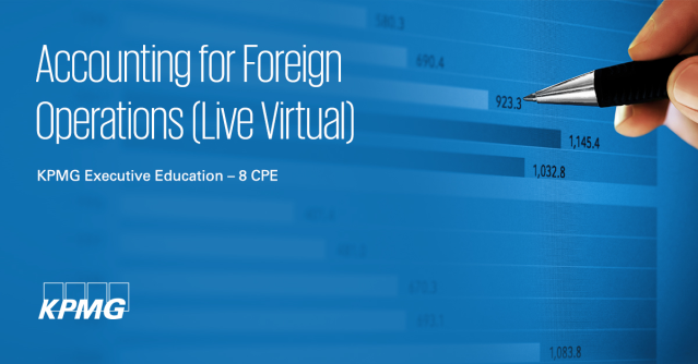 cconroyexeced's tweet photo. Join us on September 15–16 for Accounting for Foreign Operations. This live virtual seminar (8 hours over 2 days) addresses accounting for foreign currency transactions, remeasurements and translations per FASB ASC 830. Estimated CPE: 8. https://t.co/VdRrZO4l9c https://t.co/e1ZYXRSm14