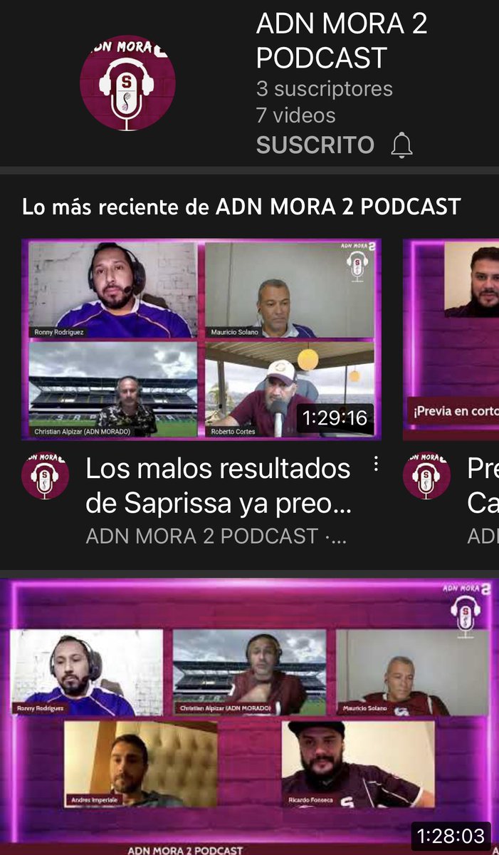 ADNMORADO's tweet photo. 🚨 ES HOY, ES HOY 🚨
🗣A las 5:30 pm tenemos una cita. ⏰
Todo sobre el entorno de #Saprissa en ADN MORA2️⃣ PODCAST en vivo por el Facebook live de #PitazoFinal y #ADNMORADO, también en diferido por #YouTube y #Spotify 🙌🏼🇱🇻 https://t.co/G6M2mMpfLN
