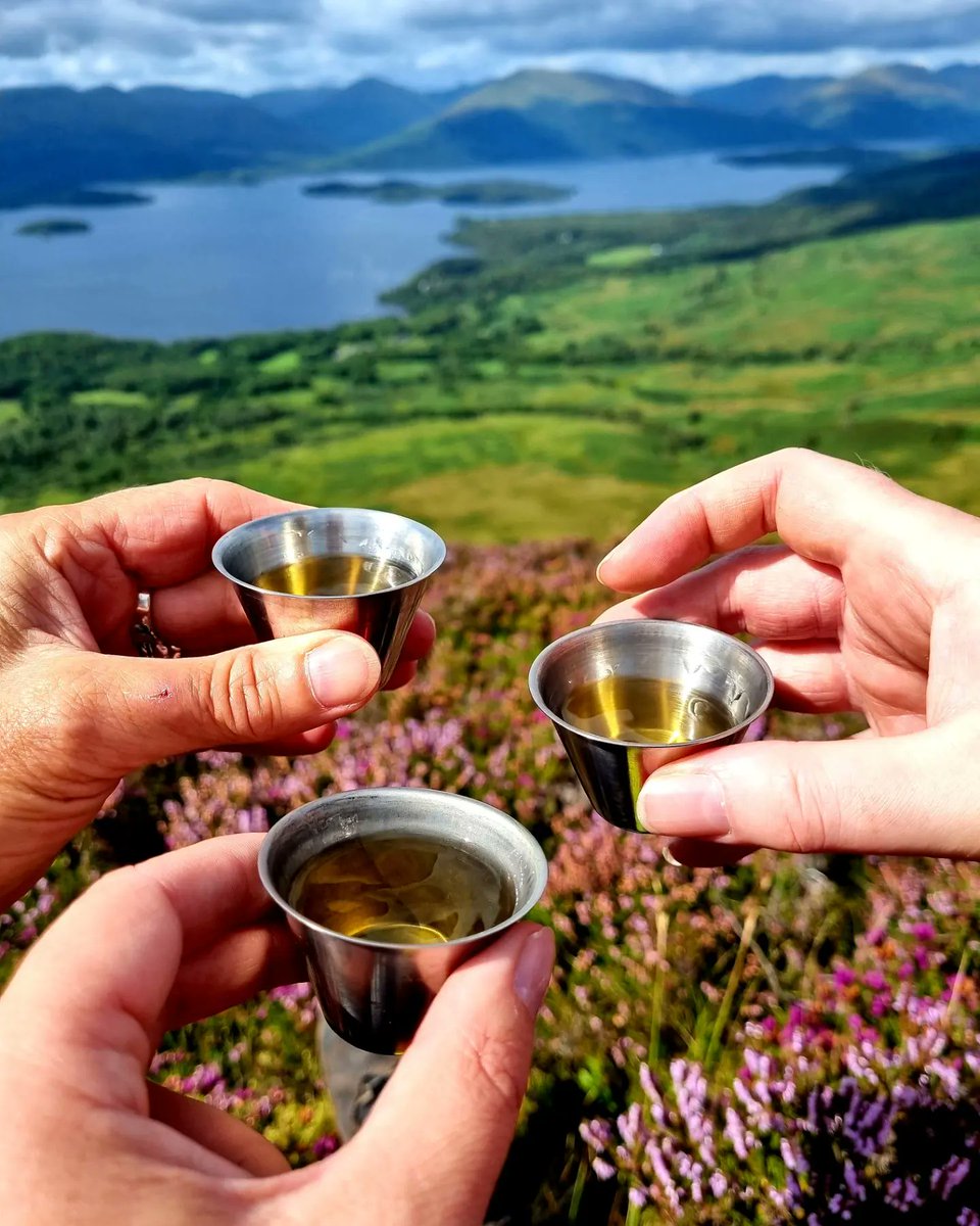 InZa_GER's tweet photo. A dram on a hill with a view with friends - I couldn't have had a better way to celebrate my 40th birthday. 🥾⛰🏴󠁧󠁢󠁳󠁣󠁴󠁿🥃🥳 https://t.co/6yJ4O0ruTY