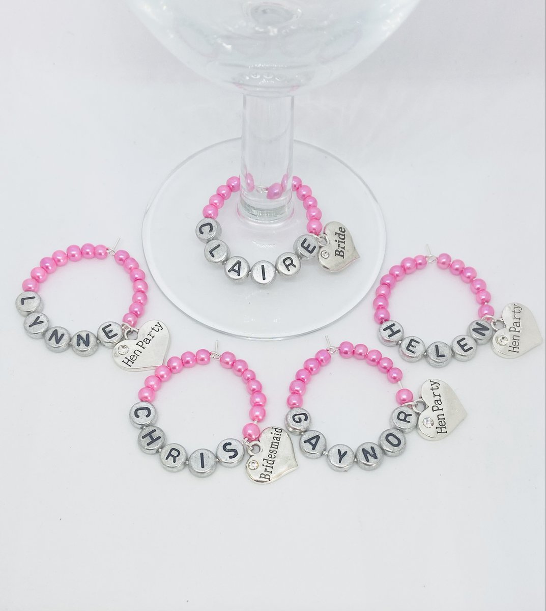 Loopylou2024's tweet photo. Personalised hen party wedding day wine glass charms #henparty #weddings #shopindie #sbs #firstttmaster #MJNWVIP #MHHSBD #EarlyBiz
https://t.co/CdqggSK4y1 https://t.co/OP9FyAzgNw