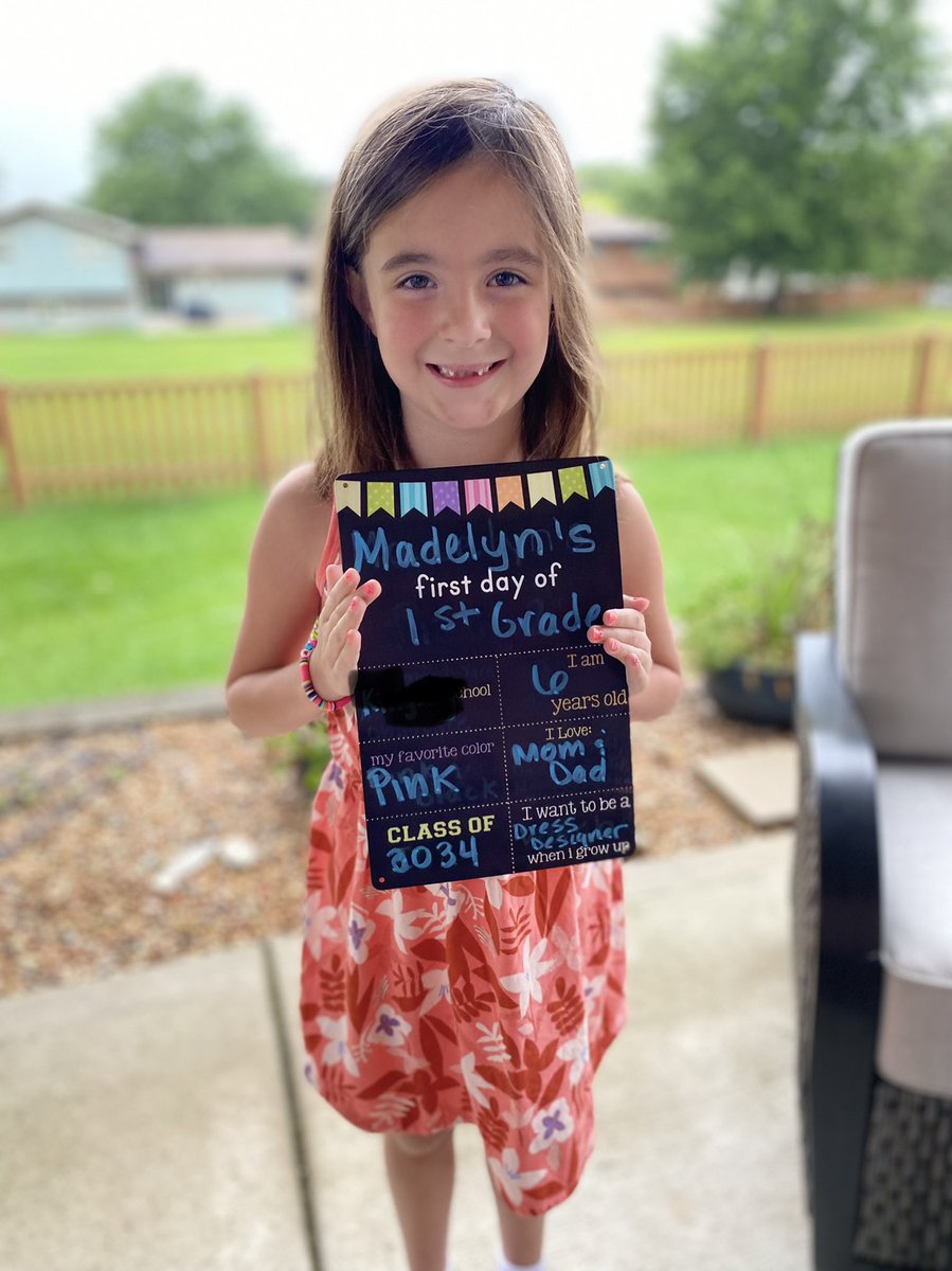 I officially have a 1st grader!
