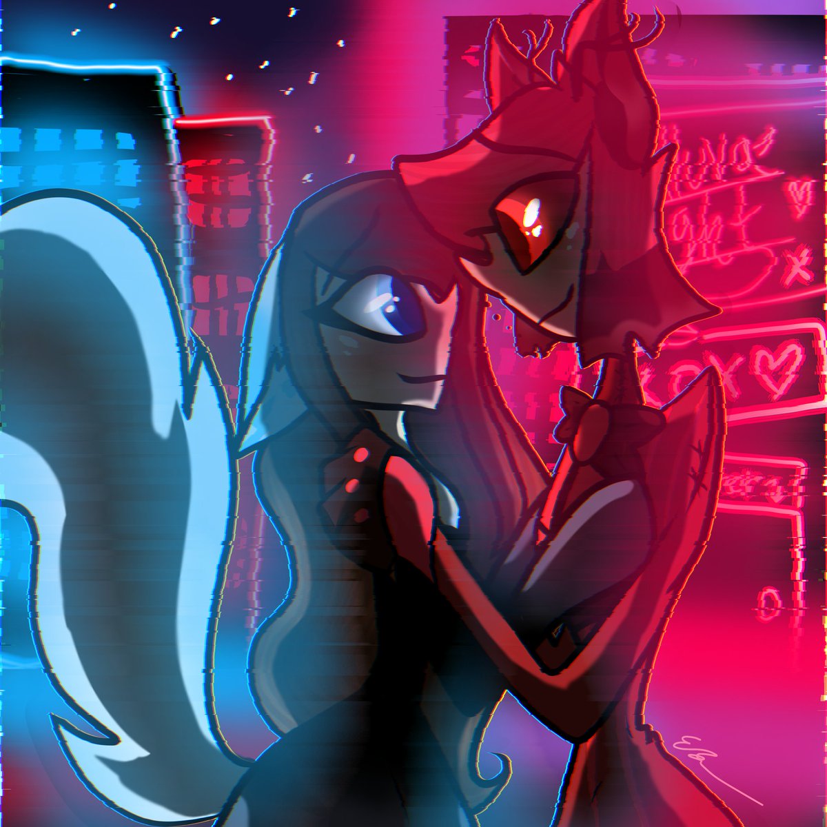 eleatrica's tweet photo. #radiofox #HazbinHotelAlastor #HazbinHotelOC #HazbinHotel https://t.co/cqxY8FMIY1