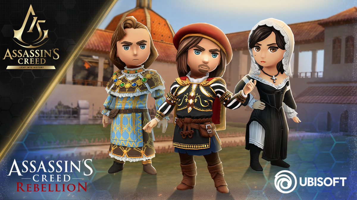 Celebrate Assassin's Creed II with historical genius Leonardo da Vinci and members of the Italian Brotherhood! #AC15 #ACII
