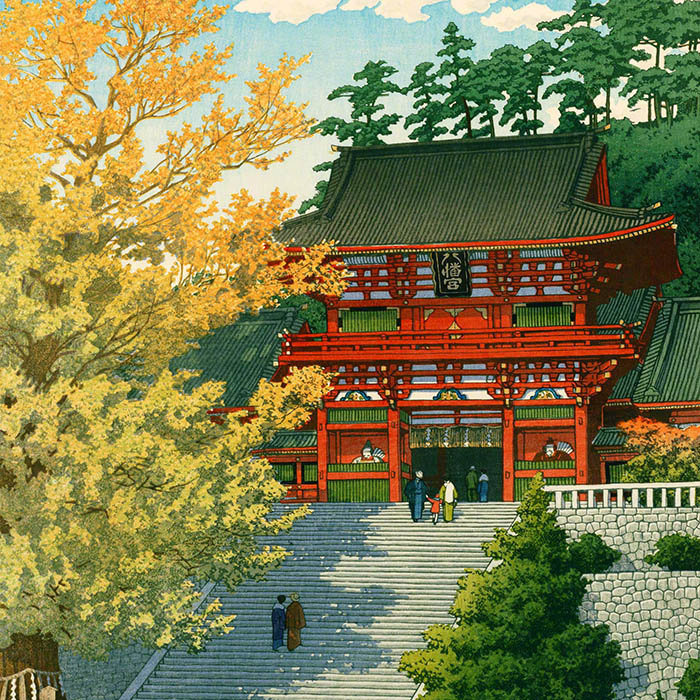 Hasui Kawase (川瀬 巴水, Kawase Hasui, May 18, 1883 – November 7, 1957) was an artist, one of modern Japan's most important and prolific printmakers.