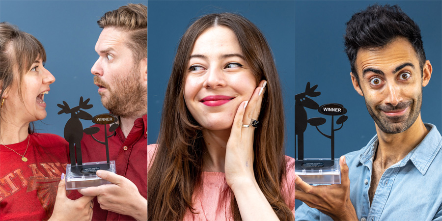 UKLiveComedy's tweet image. Winners of the @AmusedMoose Awards have been announced. Congratulations to @NixBrownComedy, @ChelseaBirkby and @RichardDCaine: bit.ly/3AMTjtG