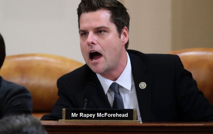KardynylSyn's tweet photo. Is there a more perfect social media applied pseudonym for a political figure today OTHER than #RapeyMcForehead? It’s instantly obvious who this accurately (and hysterically) refers to. @johniadarola @AnaKasparian @TheYoungTurks https://t.co/pQ6cW01oJ5