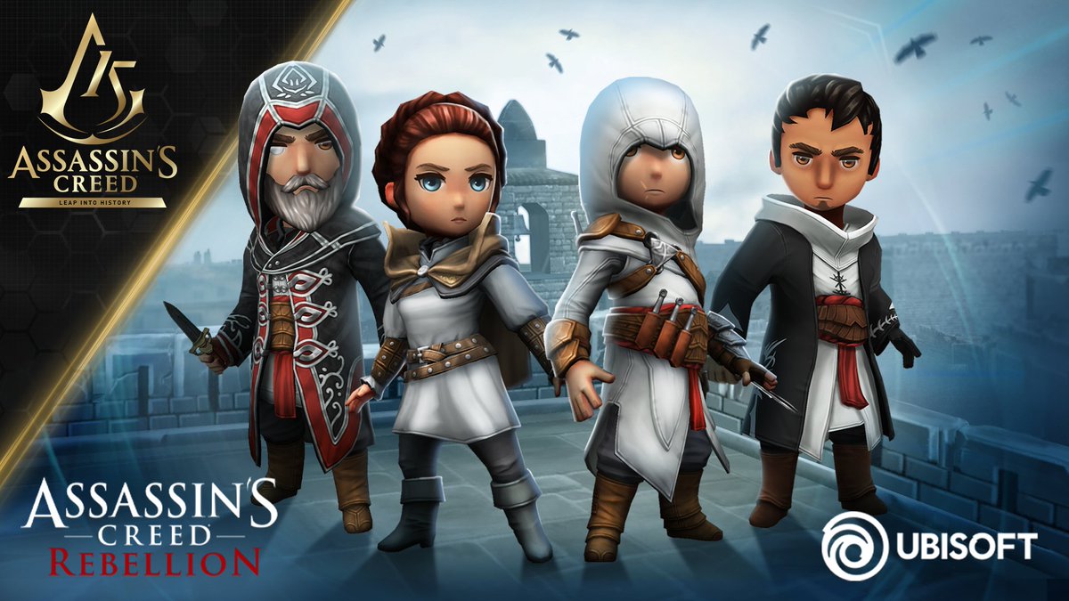 We're going back to where it started! Enter the Mobile Animus and join Altaïr, Maria Thorpe, Al Mualim, and Malik from the very first Assassin's Creed game. #AC15 #AssassinsCreed