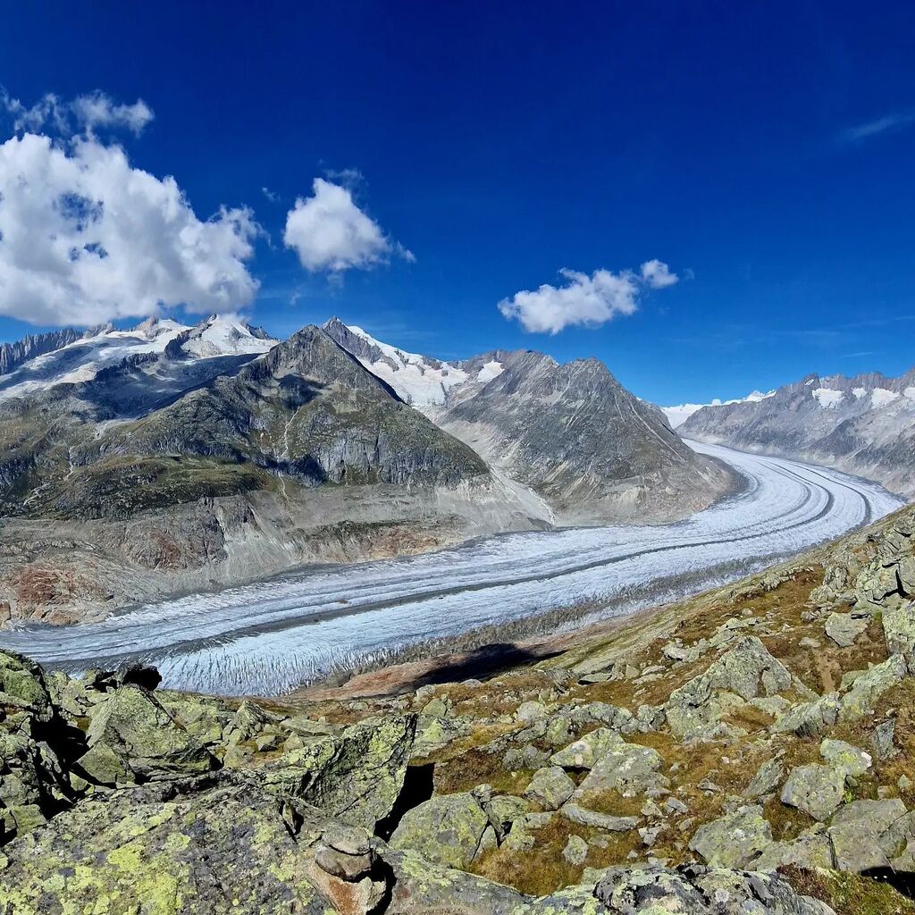 re_touched's tweet photo. De Aletschgletsjer is een gletsjer in de Berner Alpen. Het is de grootste gletsjer in Zwitserland en van de Alpen. Een soort snelweg van ijs, met een snelheid vsn 0,5 m per dag 😃 #schweiz #S22 #Aletschgletsjer #ijsbaan #landscapephotography #glacier https://t.co/N3NwJfCX8x