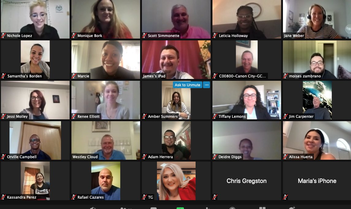 TTaylorelaine's tweet photo. Had so much fun welcoming these CSL/MIDβs to the First Day to today! π»πΆβs β€οΈ! @twchilihead @ChilisJobs #TrainingMatters #VirtualTrainingTeam https://t.co/qzM688TeKE