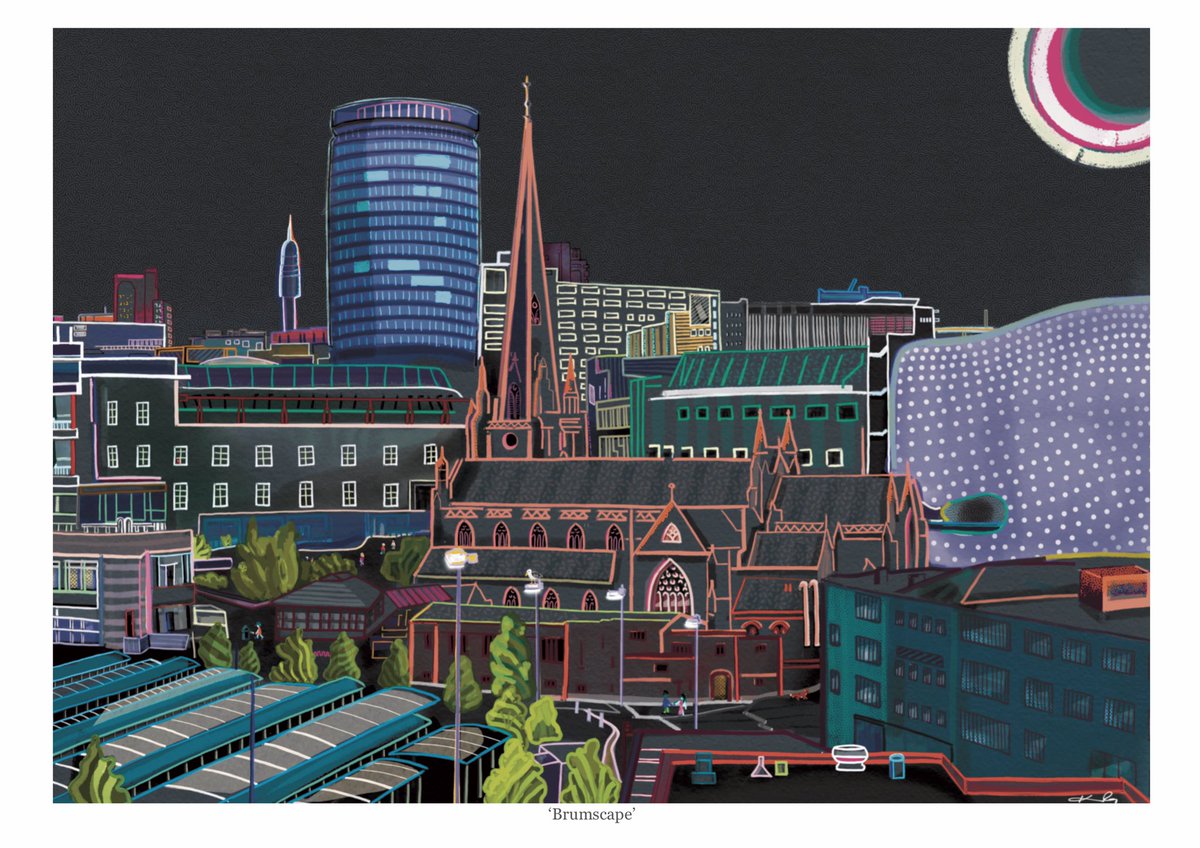 🖼️ EP!C ART 🖼️

This is one of the beautiful entries into new publication, ‘The Birmingham Art Book’, which features 59 works inspired by the city.

🎨 Kate Rafiq (@KateRafiqStudio)

Listen to the latest 'Epic Brum' podcast with author <a href="/EmmaBennett8/">Emma Bennett Collage</a> 👉 bit.ly/3dUdEUU