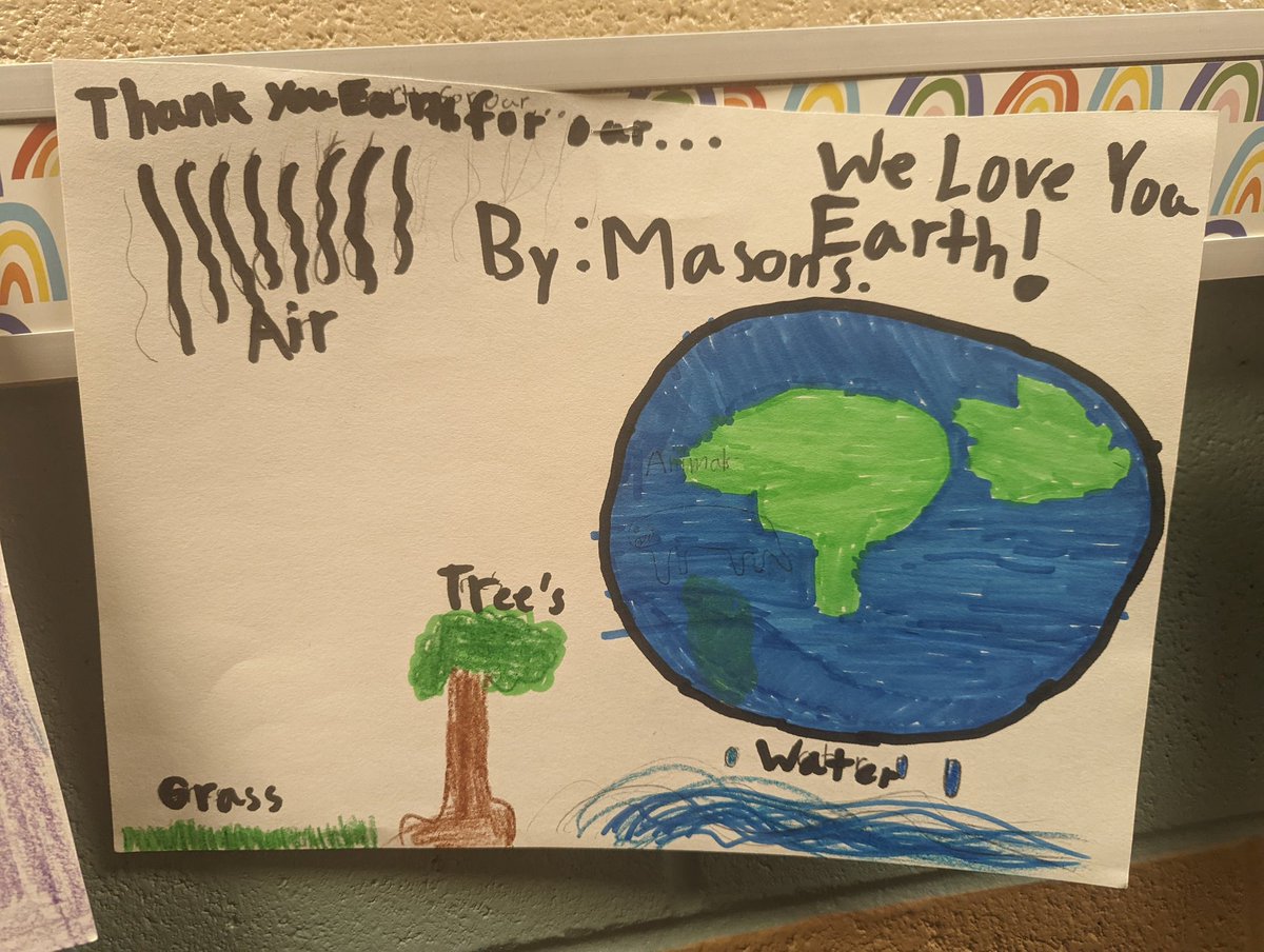 MrsGunnels123's tweet photo. Our class wrote Thank You notes to Earth for providing our natural resources. #leopardspotting #LifeIsBetterAtLakeshore #LSEheart #PAWsitivePause  @HumbleISD @HumbleISD_LSE https://t.co/dYFbtLLRTF