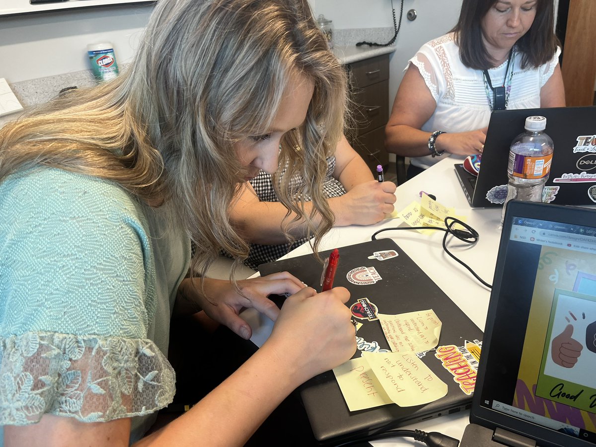 elaine_branham's tweet photo. Goodman teams spent time discussing the habits of a high performing team, developing norms and reflecting upon our effectiveness today! @NSDGoodman #greatman #growth 

“Alone we can do so little; together we can do so much.” -Hellen Keller https://t.co/OAzAfl7p7R