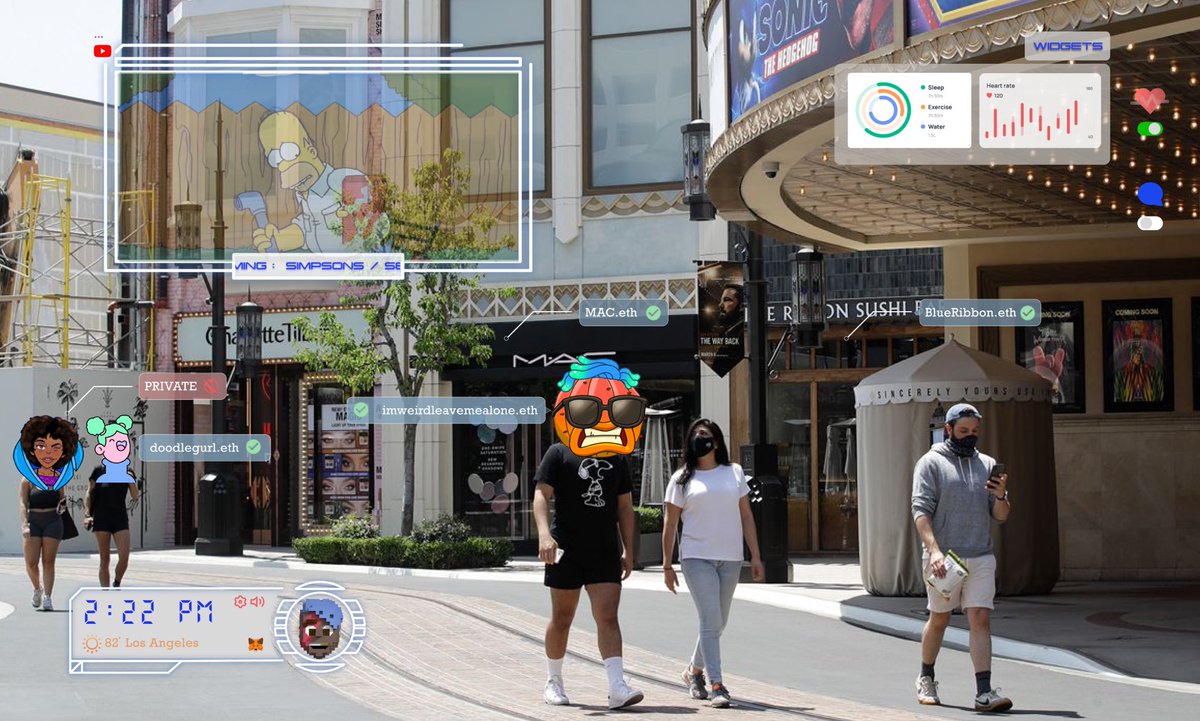 Through the lens AR concept. While strolling through <a href="/TheGroveLA/">The Grove LA</a> #ENS #concept