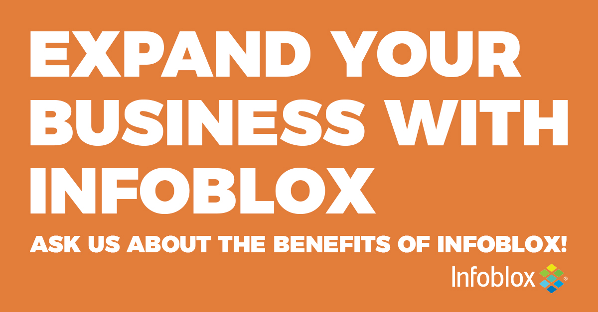 Have you considered adding Infoblox to your business portfolio? Do you want to find out how Infoblox could help expand your business? Reach out to your Cloud Harmonics Account Manager today to get answers to all your questions! #aboveandbeyond #Cybersecurity #BusinessPortfolio
