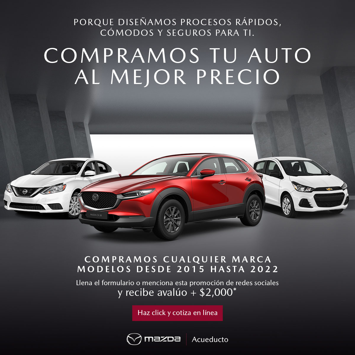 MazdaAcueducto's tweet photo. Procesos rápidos, cómodos y seguros para ti, estos son solo algunos de los beneficios que obtienes al traer a vender tu auto a Mazda Acueducto.
Envíanos un MD o escríbenos haciendo un clic 👉 https://t.co/CqjYMmiLVr
#Mazda #MazdaAcueducto #FanMazda #FeelAlive #Seminuevos https://t.co/AOQbmVQr1X