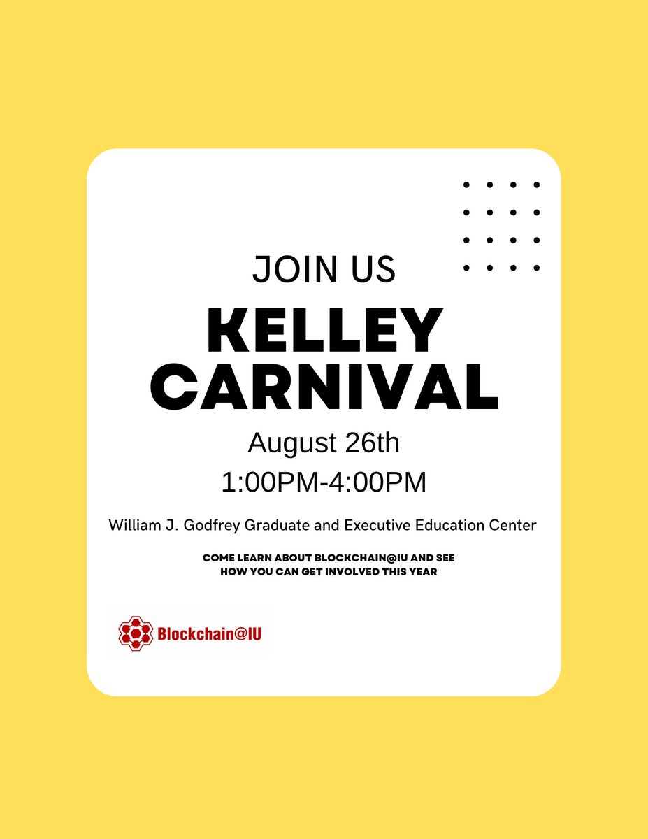 Blockchain@IU tweet media