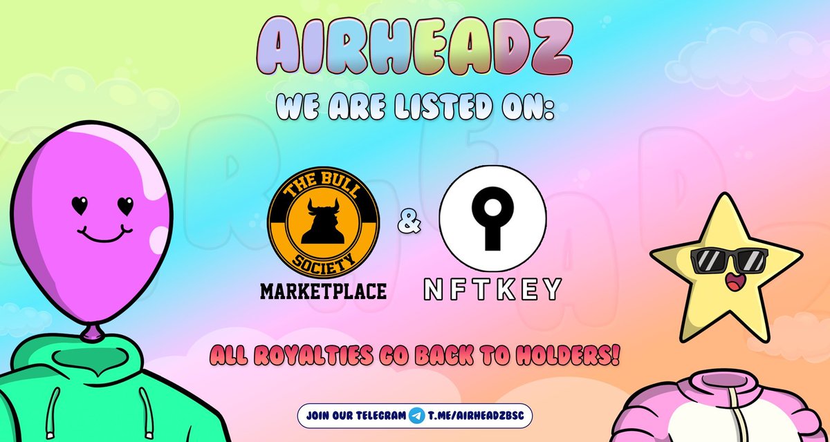 Looking for a cool animated #NFT? Check us out on #BNB Chain

Buy on <a href="/TheBullSoc/">The Bull Society 🔶🐂</a> &amp; @NFTKEY