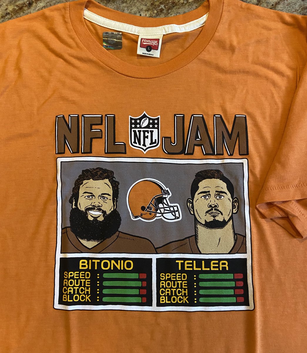 REFLOG18's tweet photo. ALWAYS HERE FOR SOME O-LINE LOVE!!! 😎 🏈 #Browns 

THANKS @HOMAGE 🍻

👨‍💻https://t.co/Mj8IObuZwv https://t.co/KINeSf5CED