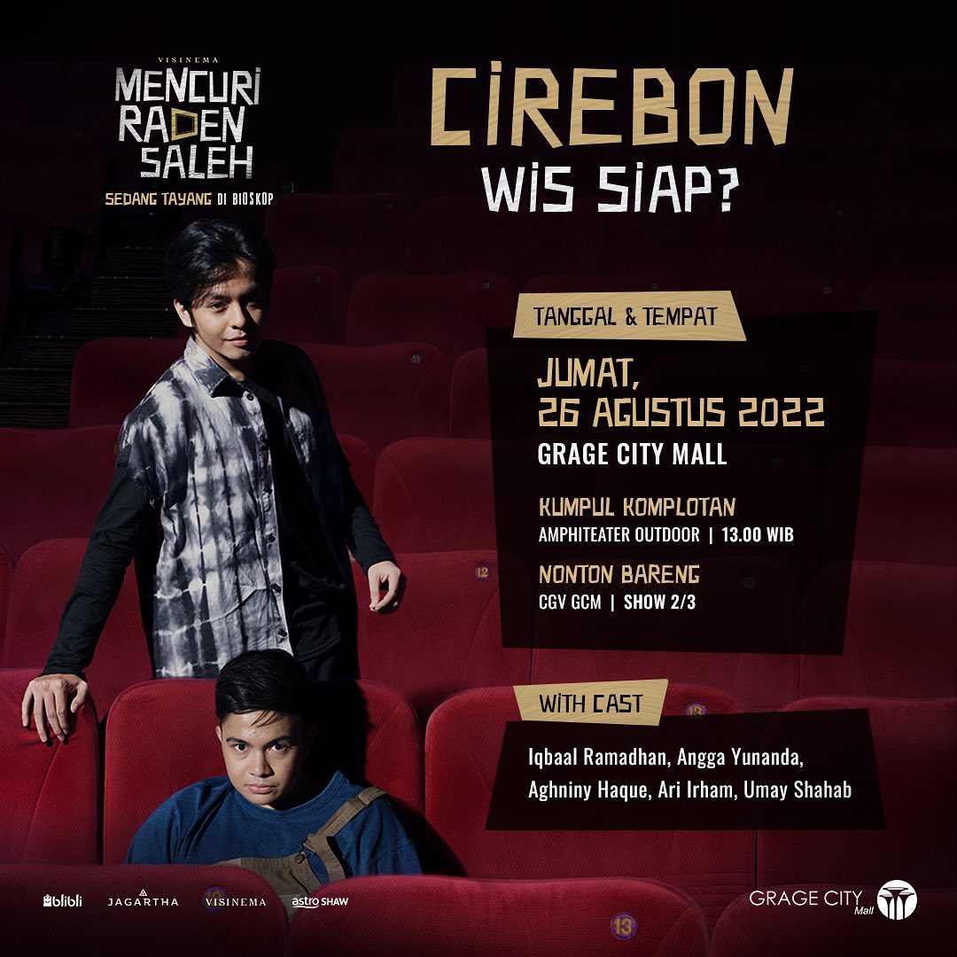 hari ini !! wong cirebon aja klalen 🔥 cirebon wis siap durung jehh?? 🫢 siap dong mimin juga udah siapin komplotan #mencuriradensaleh_tuktuk hari ini 🥰 yuk ramaikan wargaaa cirebon 📍