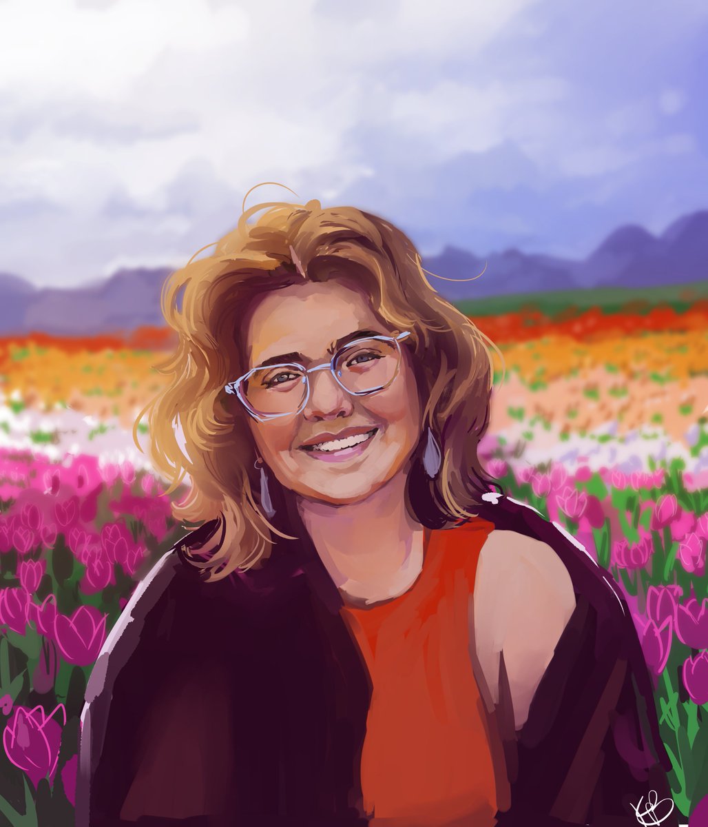 commission i did for a friend's new pfp 🥰❤️❤️ thank you <a href="/sapphwriter/">sapphwriter ✨ on bsky same @!</a> i love ur face 🥺🥰🙏