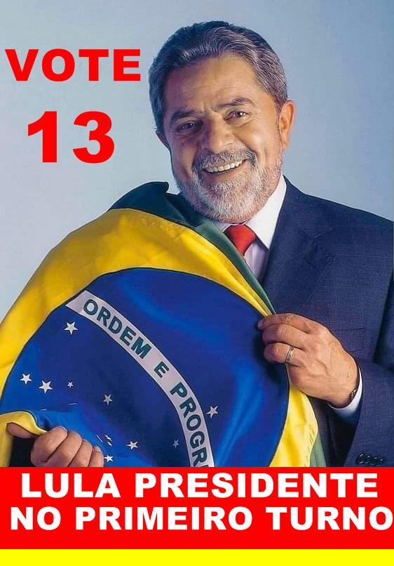 RTaokey's tweet photo. @LulaOficial Vote 13 pra eleger Lula Presidente já no Primeiro Turno

Vote em um Congresso que pense no povo e que ajude o Presidente Lula a reconstruir o país novamente.

#LulaNoJN https://t.co/EZXVsItd9S