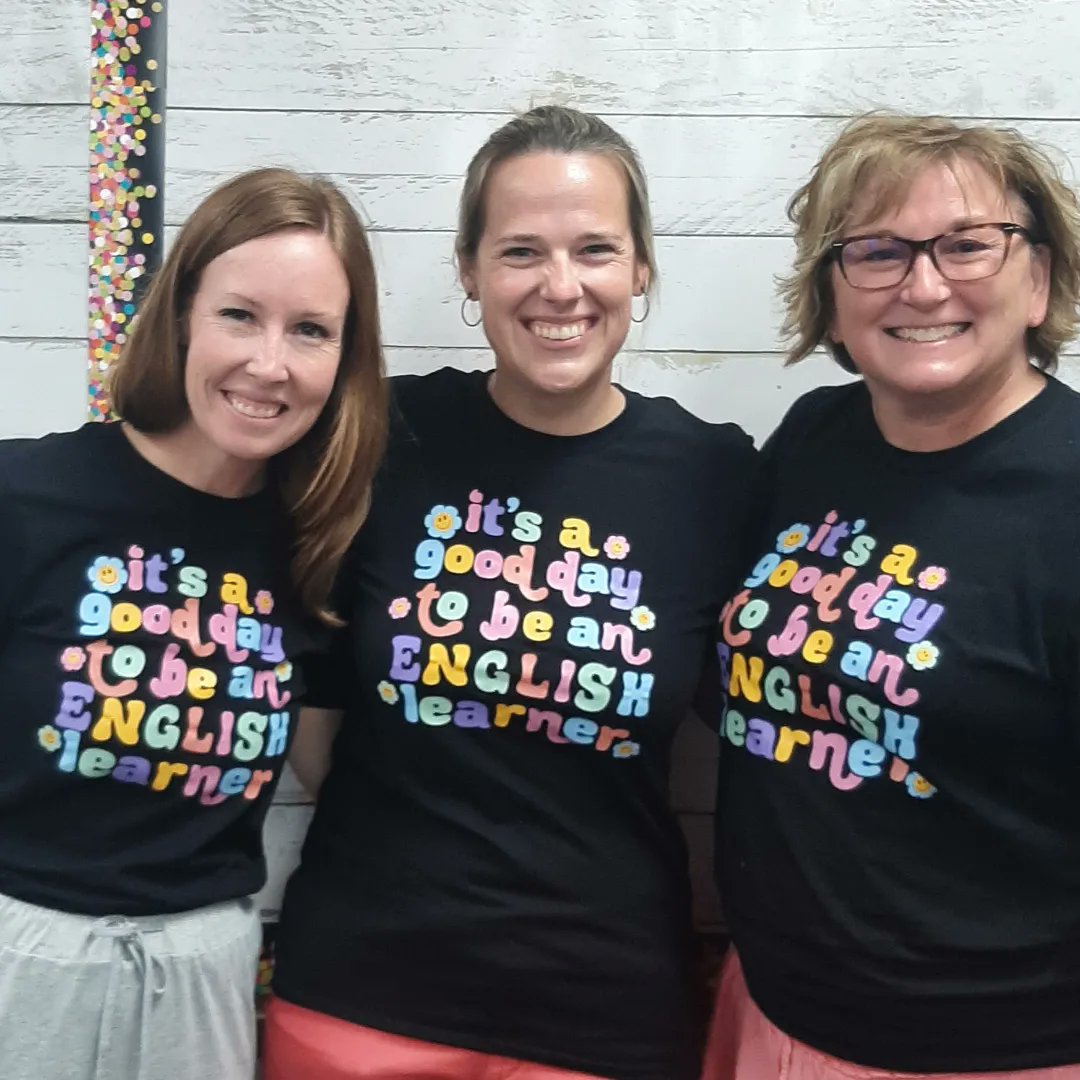 mrs_sterns's tweet photo. It's a good day to be an English Learner @ms_wachELL  @Brookelist2 
#ELteacher https://t.co/iexhZN7LtW