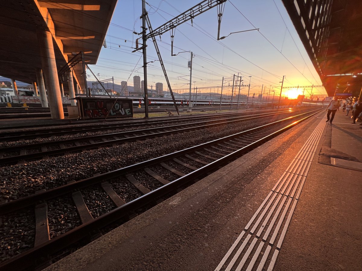 Sunset in Zurich