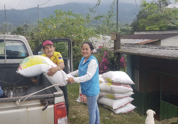 Alex_Padilla85's tweet photo. El MAG Sto. Dgo. participa en ferias Productivas en distintas parroquias, con la finalidad de reactivar el agro de la provincia Tsáchila, donde se entregaron incentivos agropecuarios como Urea Subvencionada al primer productor beneficiario de la parroquia El Esfuerzo. https://t.co/8zipWtNwpY