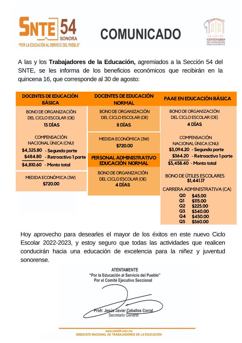 SNTE54mx's tweet photo. #Comunicado https://t.co/kq93eTtAue