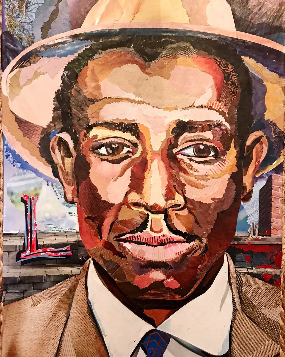parlatowrites's tweet photo. WW1 vet Lamar Smith was assassinated on the Lincoln County courthouse lawn in Brookhaven, MS, on 8/13/1955. Though there were nearly 75 witnesses, the 3 white men responsible went free. This is portrait 11 in my collage series, THEY ARE NOT DISPOSABLE. #BLM #VotingRights https://t.co/RhryK7mR7L