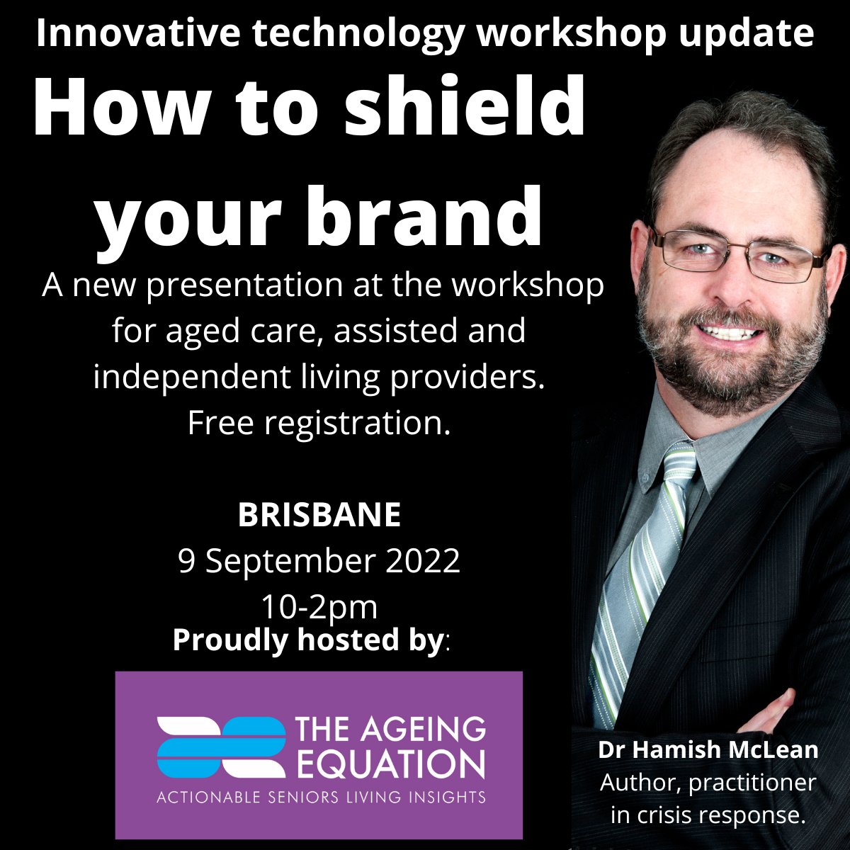 Looking forward to contributing to the aged care sector.