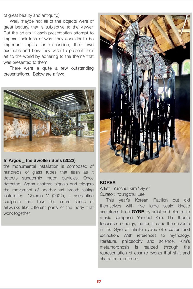 aricahilton's tweet photo. Thank you to Target Global and founder of Inspiring Culture, Pick Keobandith, for featuring my article about the Venice Biennale @la_Biennale 🙏🙏🙏 https://t.co/oPblqknd5z