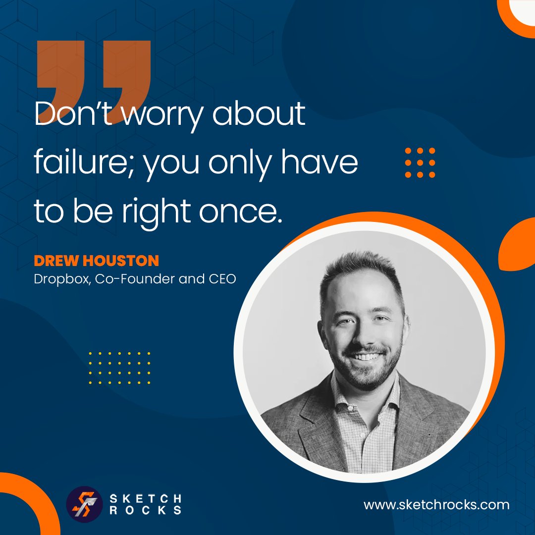 Don't worry about failure; you only have to be right once. Drew Houston

#Illustration #failure #success #Future #GraphicDesign #Designer #Illustrationartists #DigitalDesign #100DaysOfCode #IoT #IIoT #ReactJS #DataScience #BigData <a href="/BlazedRTs/">Blazed</a> <a href="/sonu_monika/">Dr. Monika Sonu I Founder Healthinnovationtoolbox</a>