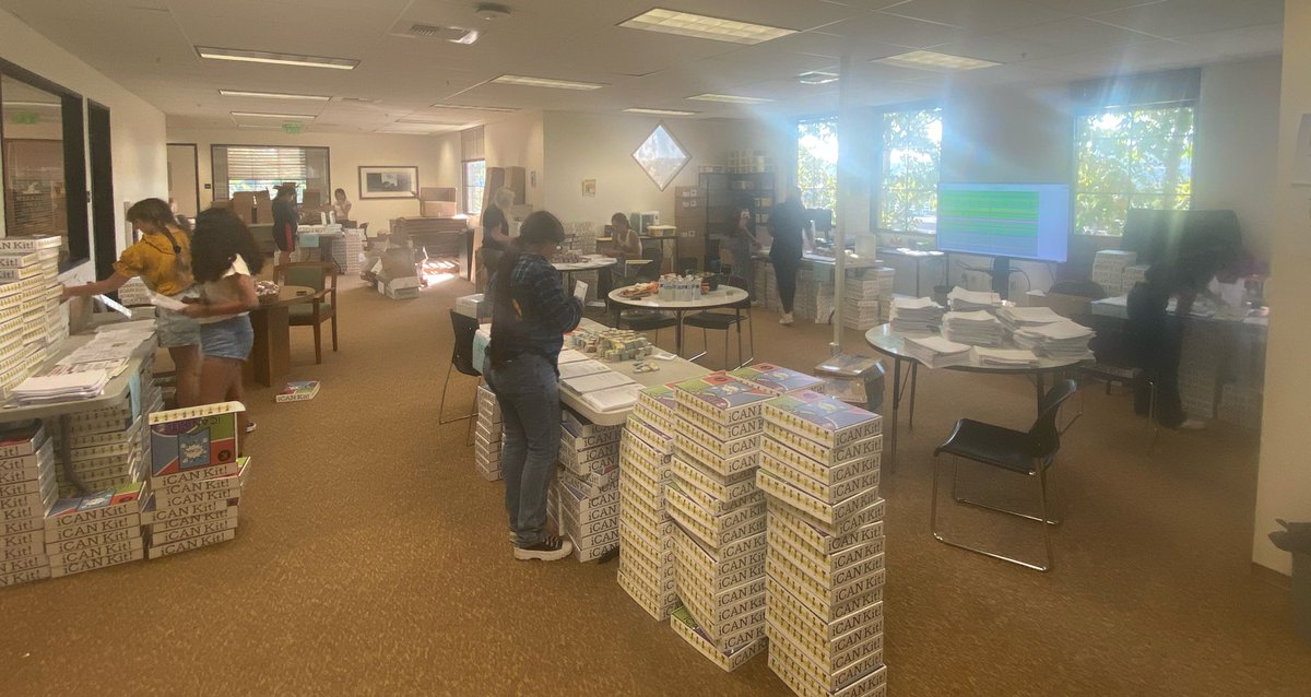 iSpy iCan Kits! #comingsoon We’re thankful for our volunteers who are helping us get these put together! #iCanLabs #STEAM #CapoEdTech #edtechchat #techchat <a href="/SanClementehigh/">San Clemente high</a> #Avid